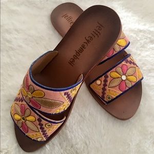 Jeffrey Campbell Embroidered Sandals                                 (JT)